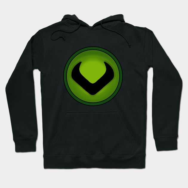 Loki Symbol Hoodie by YukiRozen